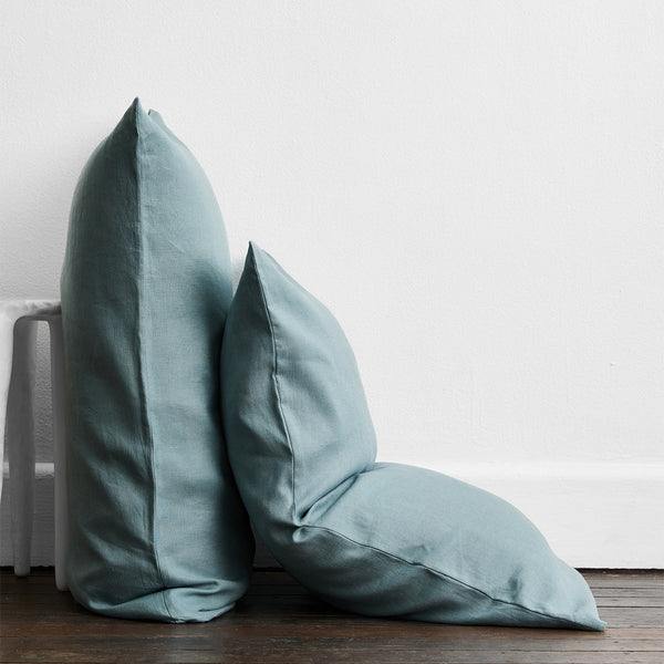 Cacao & Lagoon 100% French Flax Linen Bedding Bundle