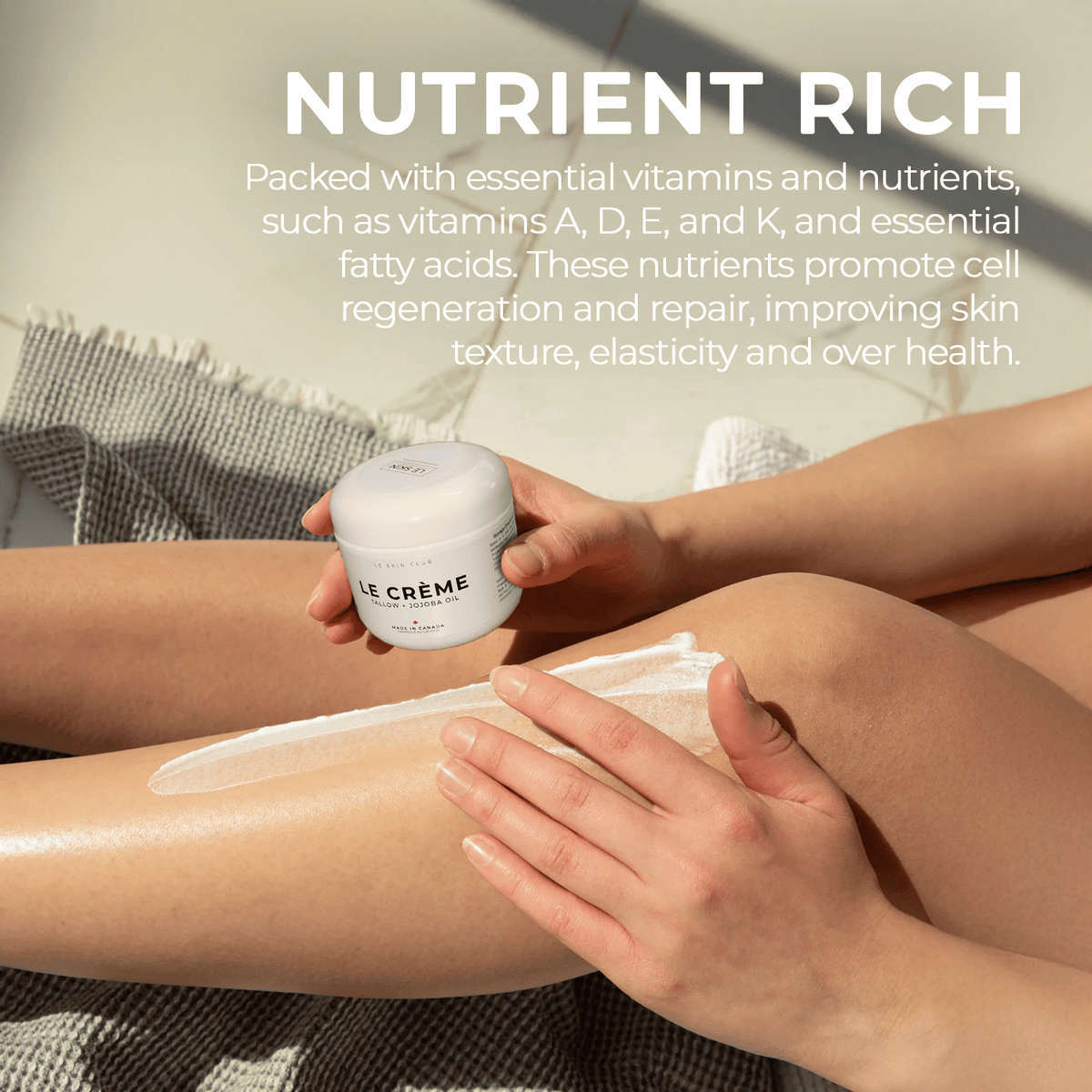 Unscented Tallow Cream™ Soothes Dry Skin with Lasting Hydration