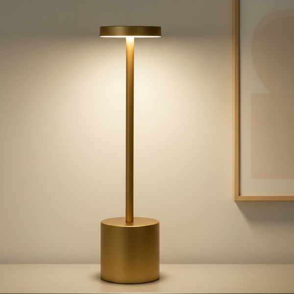 Auralis™ – Minimalist Dimmable Rechargeable LED Table Lamp
