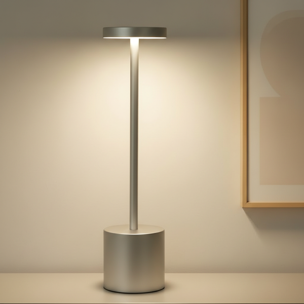 Auralis™ – Minimalist Dimmable Rechargeable LED Table Lamp