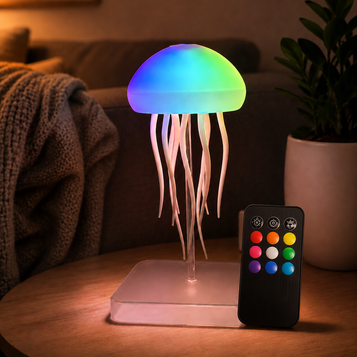 Lumijoy™ – Cordless Touch-Controlled 16-Color Night Light Lamp