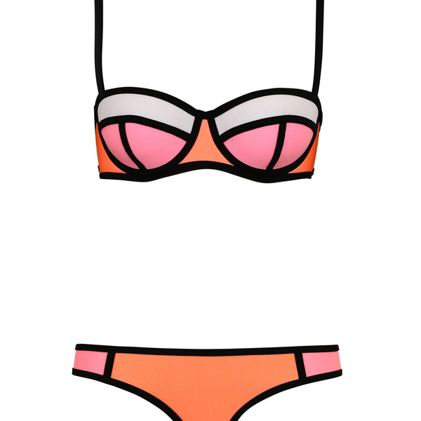 Color Block Bikini Set