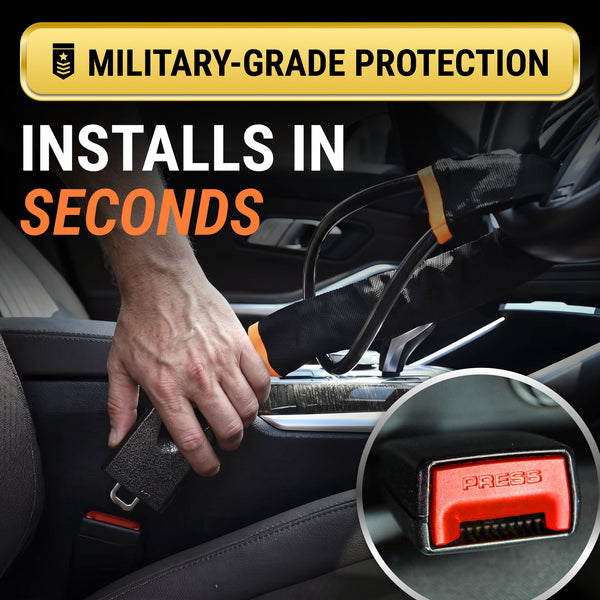 WheelGuard™ Pro Steering Lock for Maximum Vehicle Security