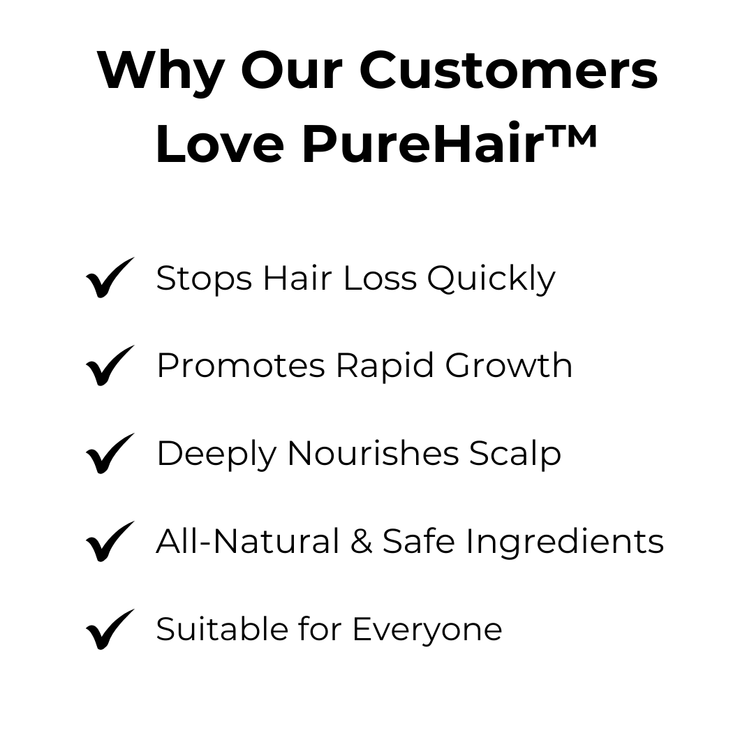 PureHair™ – Natürliches Haarwuchsöl kräftigend, pflegend, stimulierend und revitalisierend [1 + 1 Gratis]