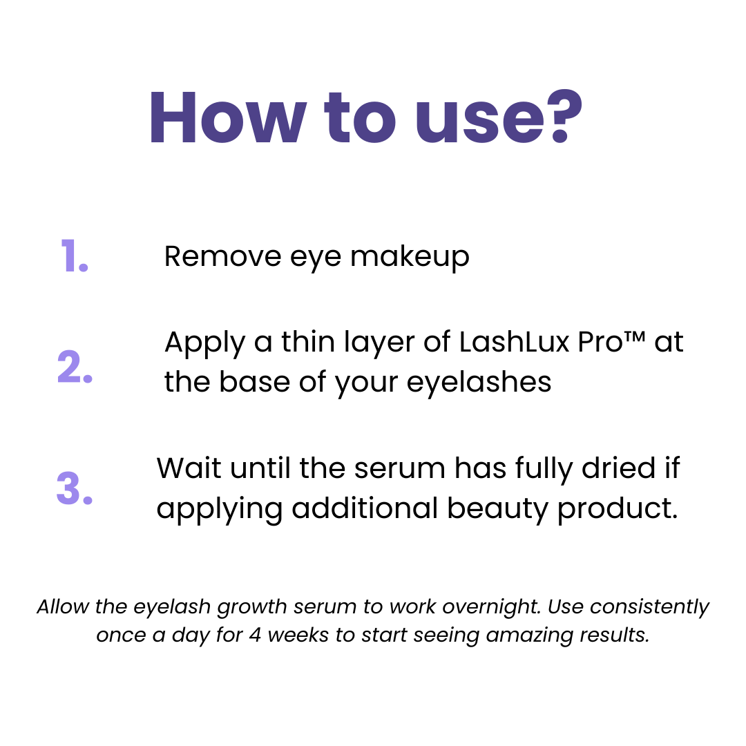 1+1 Free | LashLux Pro™ | Eyelash Growth Serum