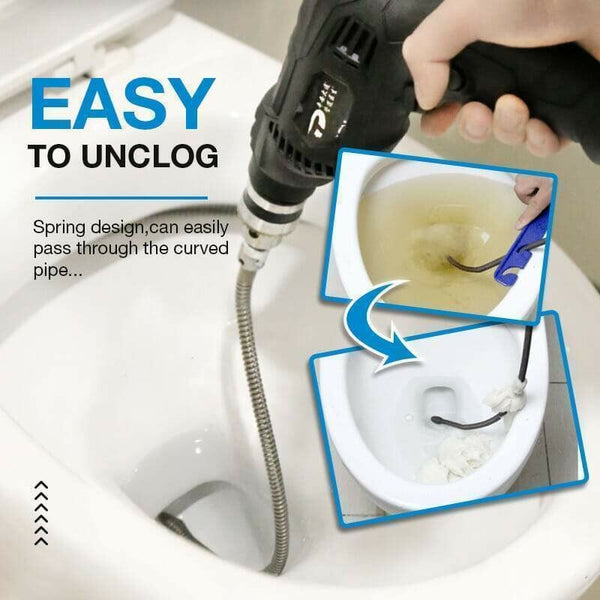 Drainora™ – Electric drain cleaning auger for power drills