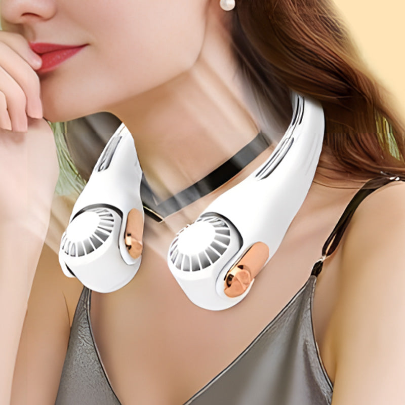 AeroBreeze™ Portable Neck Fan Stay Cool. Stay Comfortable. Stay Hands-Free.