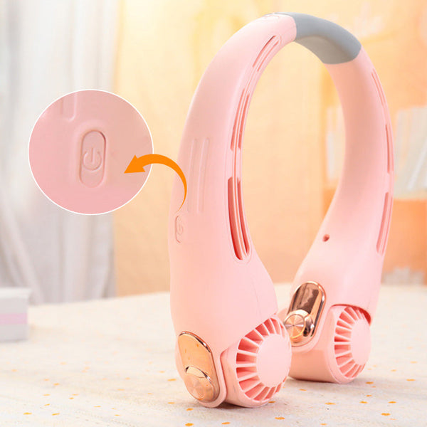 AeroBreeze™ Portable Neck Fan Stay Cool. Stay Comfortable. Stay Hands-Free.