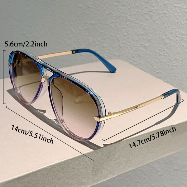 Women's Double-Bridge Sunglasses Deliver Timeless Style and Protection