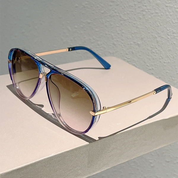 Women's Double-Bridge Sunglasses Deliver Timeless Style and Protection