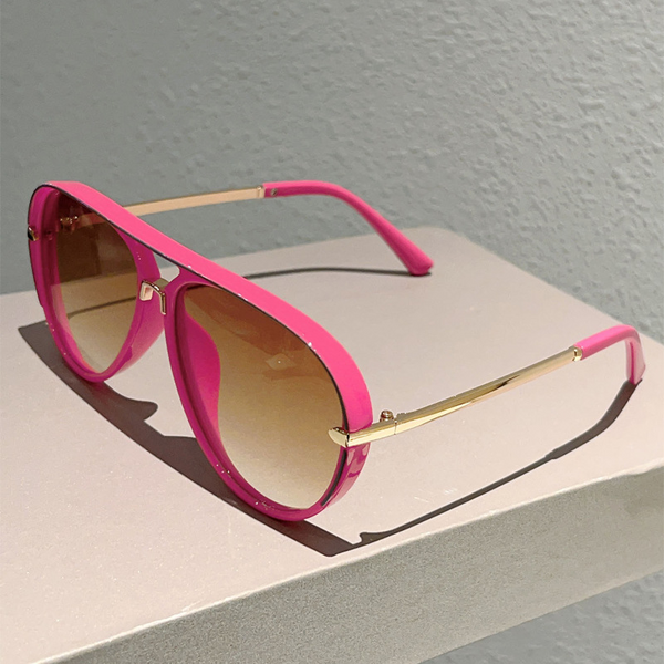 Women's Double-Bridge Sunglasses Deliver Timeless Style and Protection