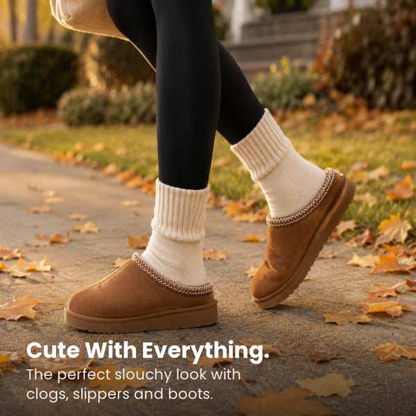 Knitelle™ – Stylish Slouchy Boot Socks for Cozy Comfort
