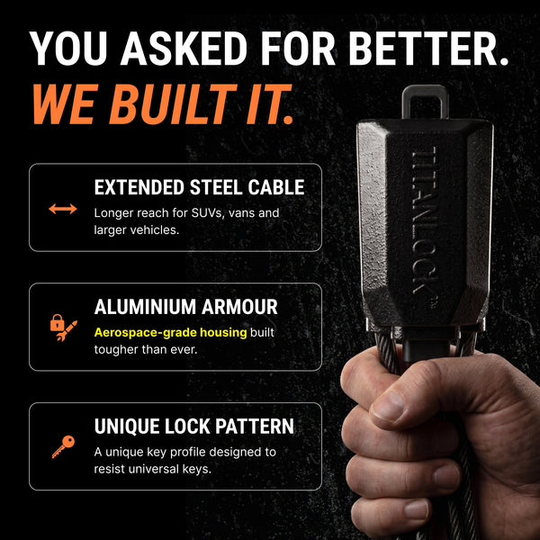 WheelGuard™ Pro Steering Lock for Maximum Vehicle Security
