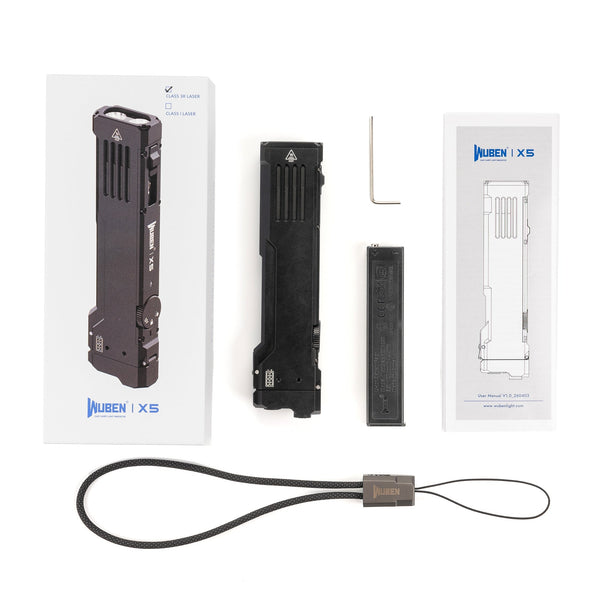 WUBEN X5 3-in-1 1300 Lumens Compact EDC Flashlight